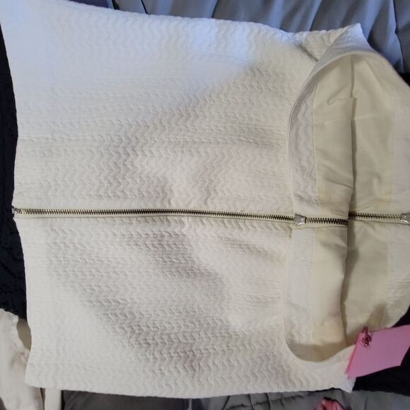 * * Boy Band of Outsiders off white double side zipper skirt - Picture 2 of 5